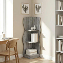 Hoekplank met plank Grijs sonoma 34 x 33 x 102 cm Bewerkt hout
