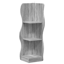 Hoekplank met plank Grijs sonoma 34 x 33 x 102 cm Bewerkt hout