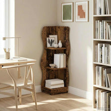 Hoekplank met plank Oud hout 34 x 33 x 102 cm Bewerkt hout