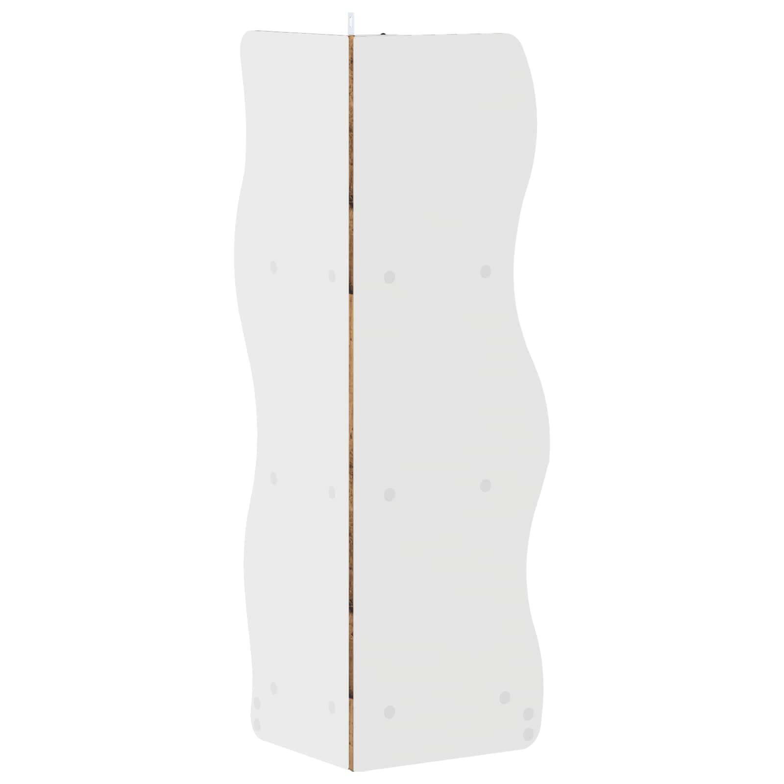 Hoekplank met plank Oud hout 34 x 33 x 102 cm Bewerkt hout