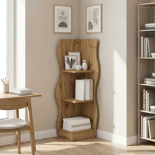 Hoekplank Artisanaal eiken 34 x 33 x 102 cm Bewerkt hout
