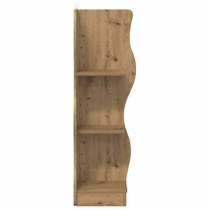 Hoekplank Artisanaal eiken 34 x 33 x 102 cm Bewerkt hout