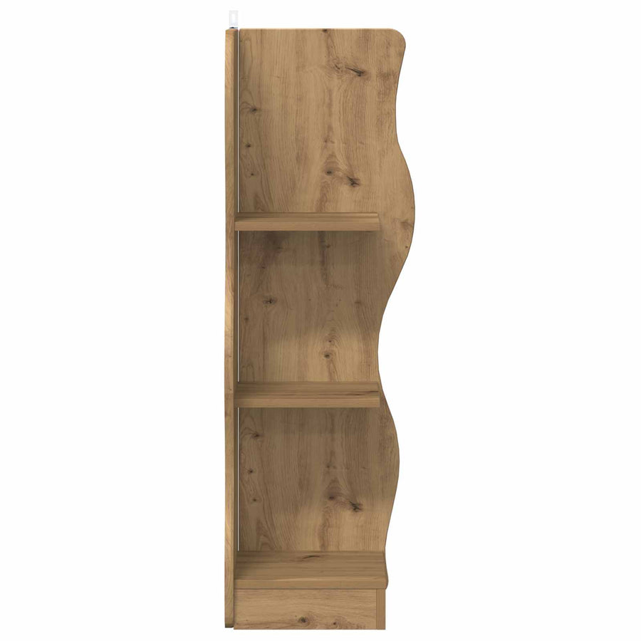 Hoekplank Artisanaal eiken 34 x 33 x 102 cm Bewerkt hout