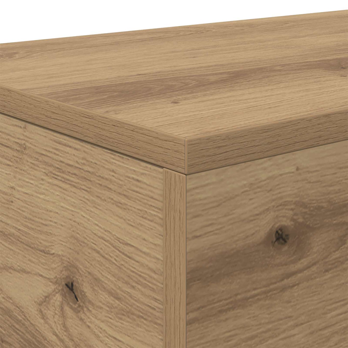 Consoletafel Artisanaal eiken 101 x 30 x 74 cm Bewerkt hout