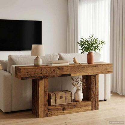 Oudhout 160 x 30 x 74 cm