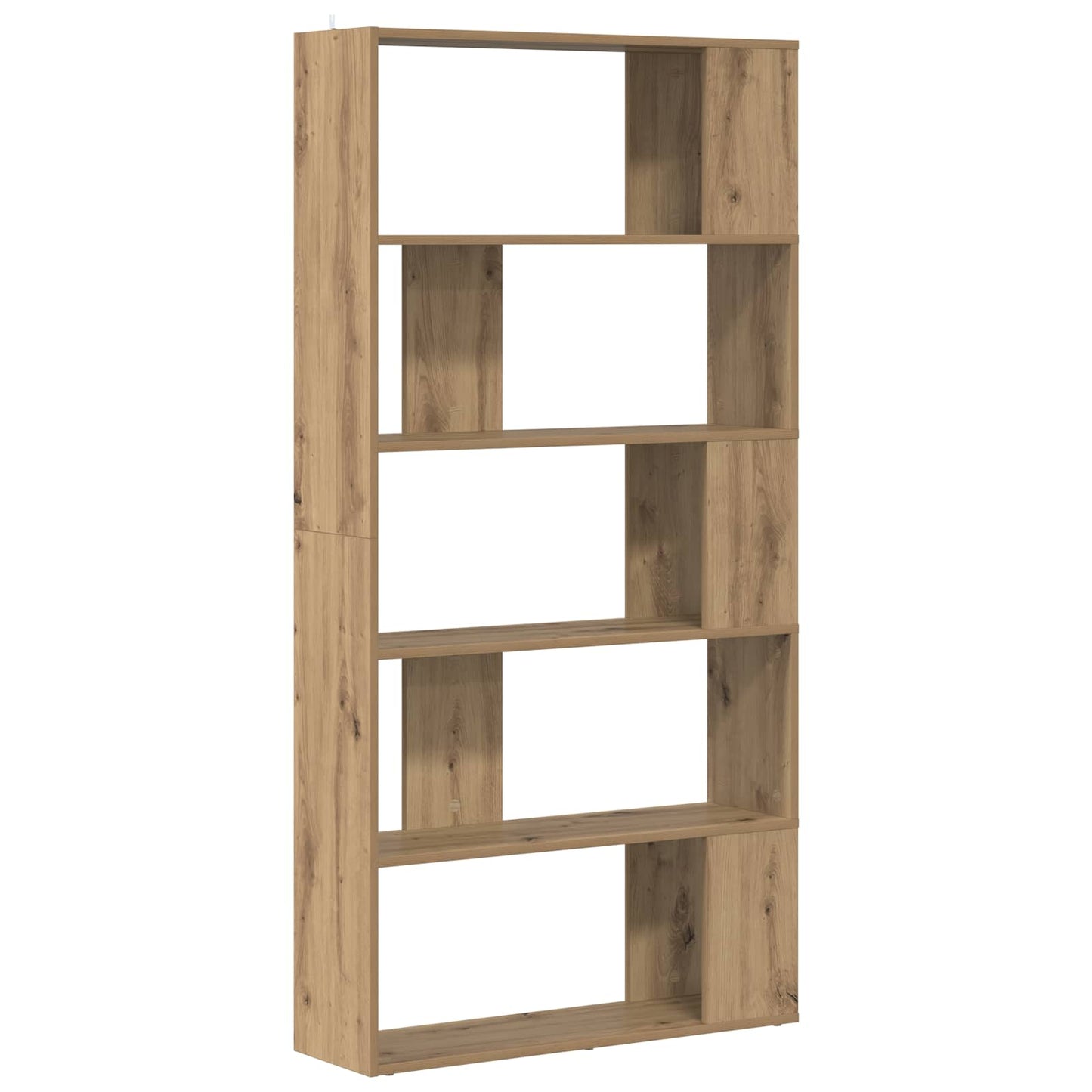 Boekenkast Artisan Eiken 80 x 24 x 159 cm Bewerkt hout