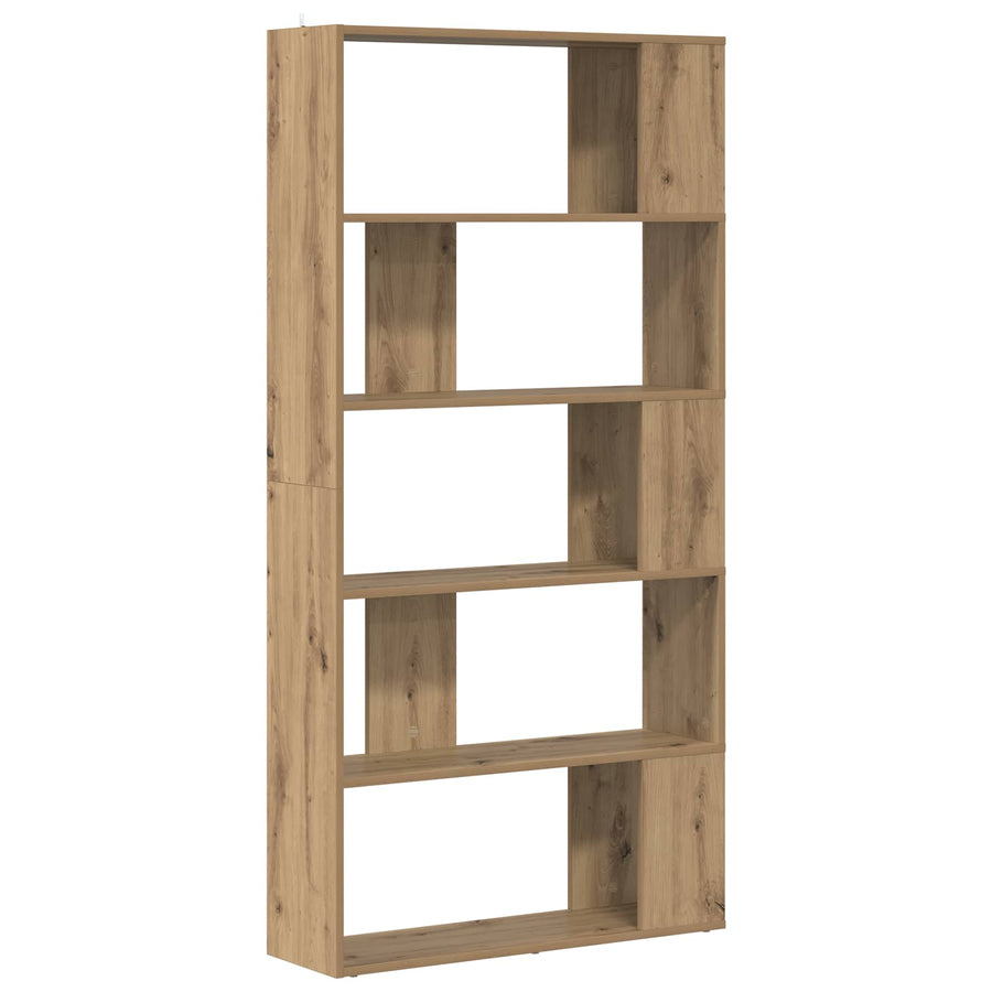 Boekenkast Artisan Eiken 80 x 24 x 159 cm Bewerkt hout