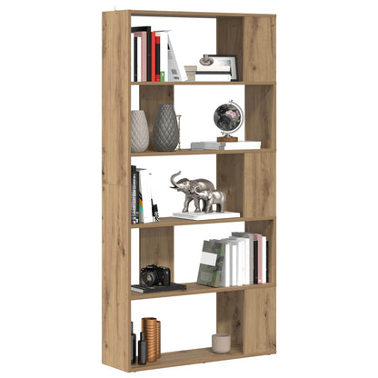 Boekenkast Artisan Eiken 80 x 24 x 159 cm Bewerkt hout