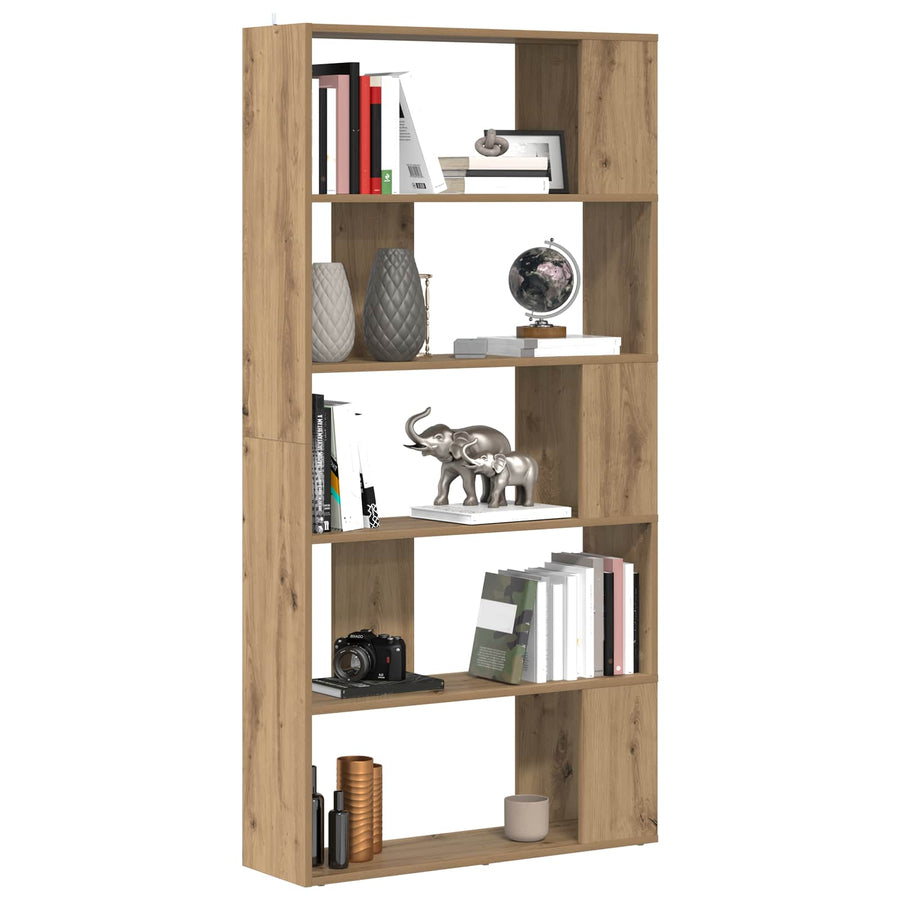 Boekenkast Artisan Eiken 80 x 24 x 159 cm Bewerkt hout