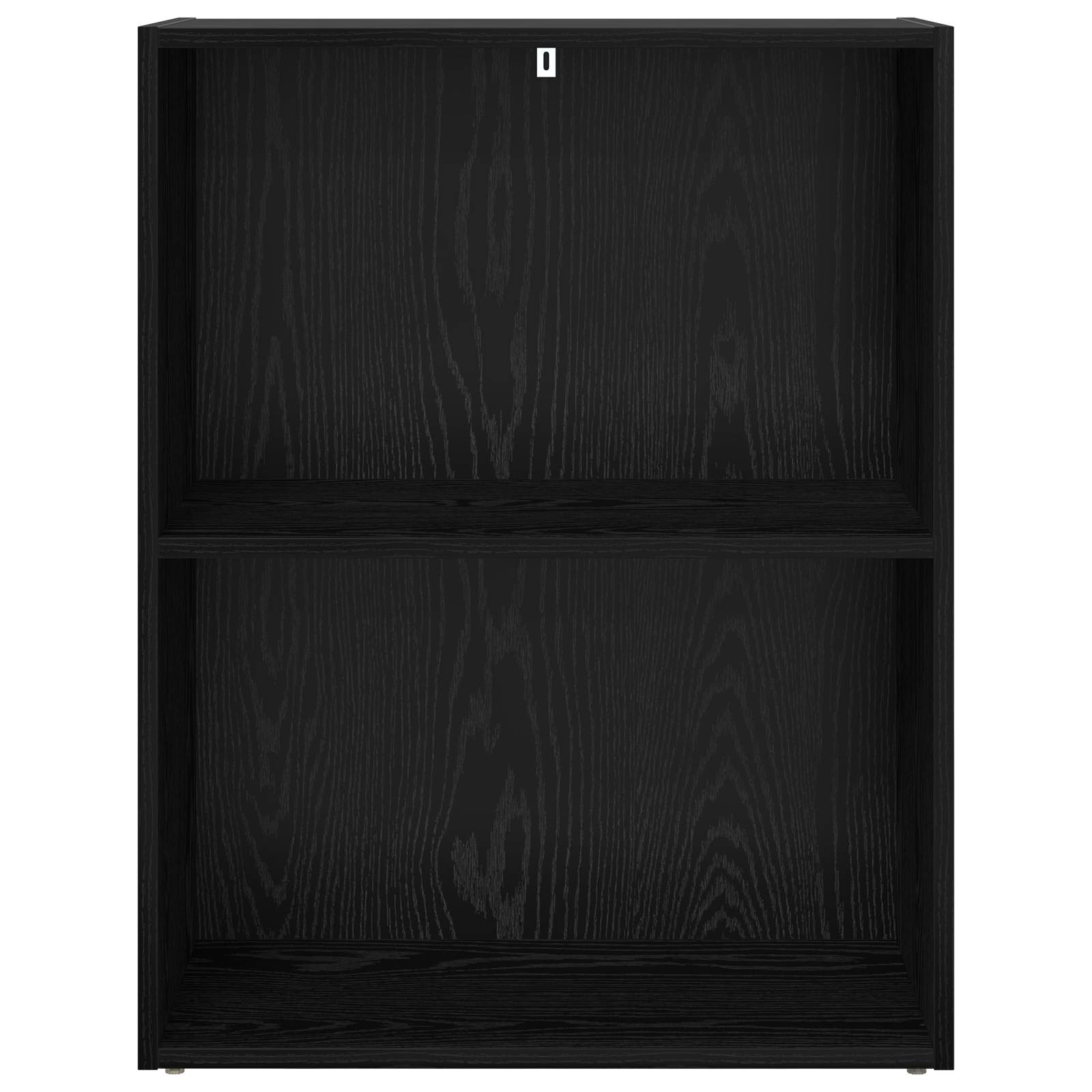 Boekenkast 60 X 30 X 76.5 Cm Bewerkt Hout 60 cm 77 cm Zwart eiken