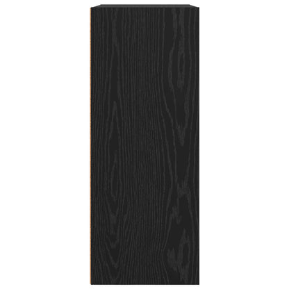 Boekenkast 60 X 30 X 76.5 Cm Bewerkt Hout 60 cm 77 cm Zwart eiken
