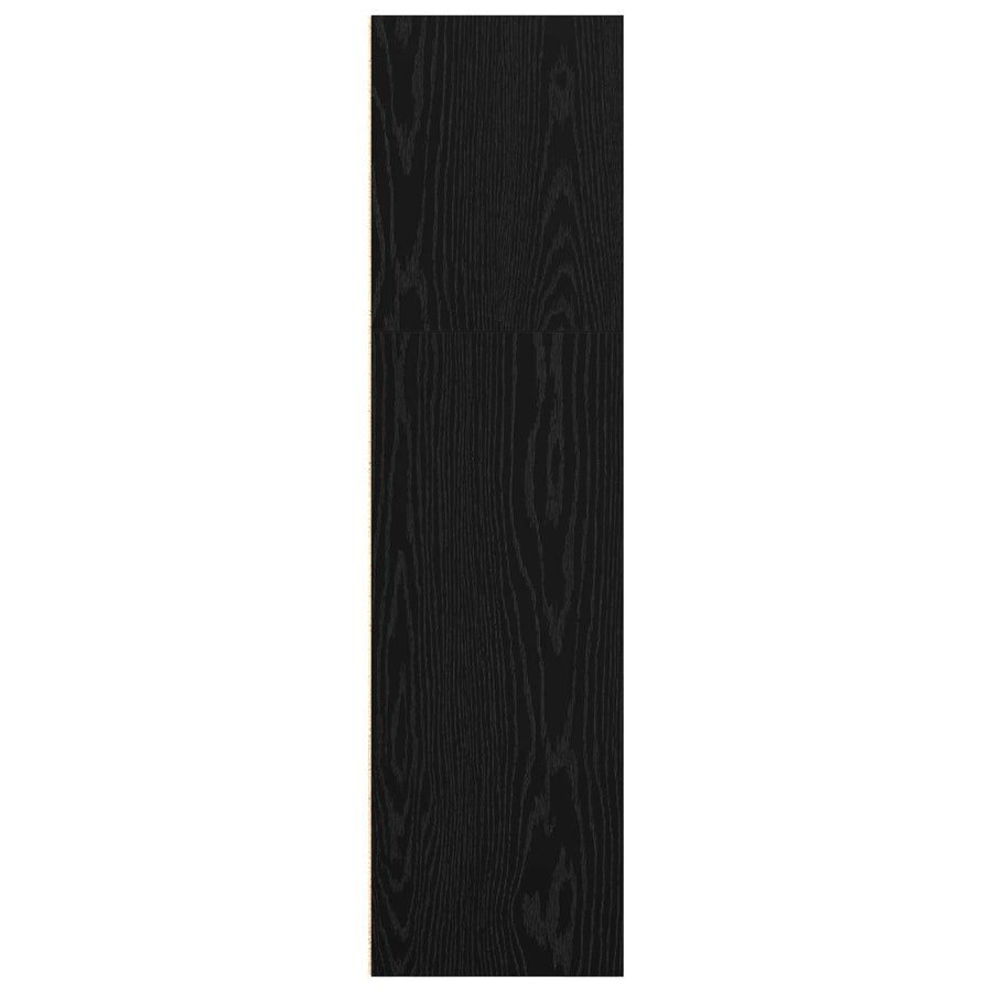 Boekenkast Zwart Eiken 60 x 30 x 76.5 cm Bewerkt hout
