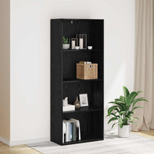 Boekenkast 60 X 30 X Bewerkt Hout 60 cm 151,5 cm Zwart eiken