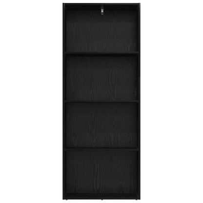 Boekenkast 60 X 30 X Bewerkt Hout 60 cm 151,5 cm Zwart eiken