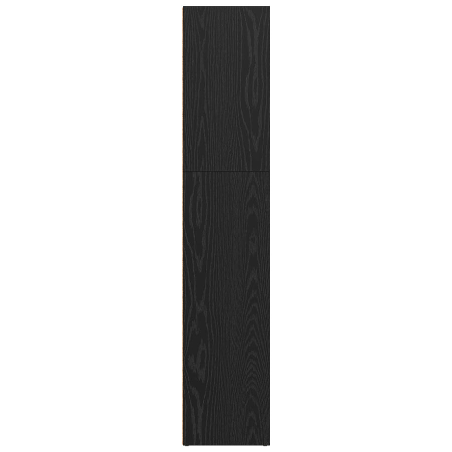 Boekenkast 60 X 30 X Bewerkt Hout 60 cm 151,5 cm Zwart eiken