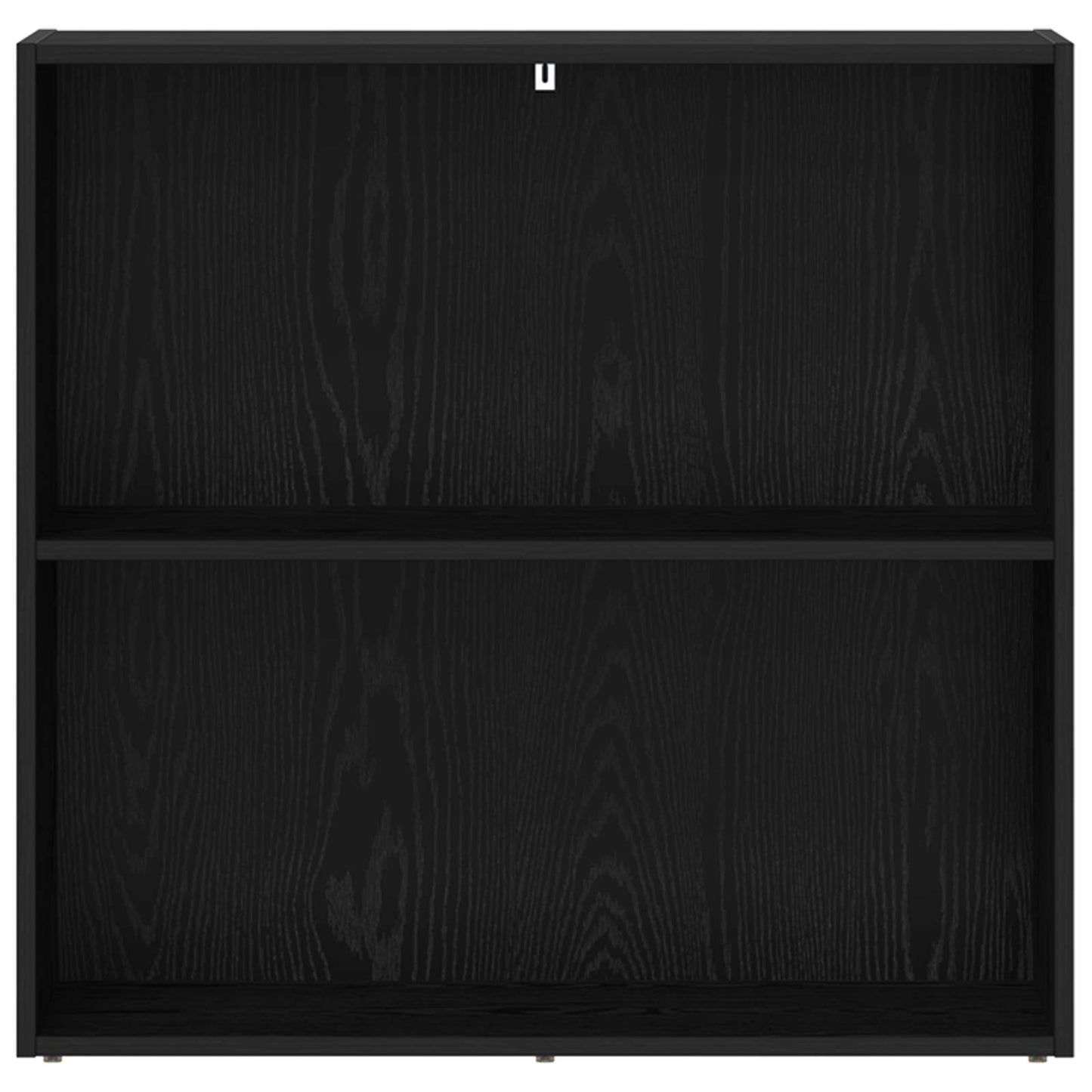 Boekenkast Zwart Eiken 60 x 30 x 76.5 cm Bewerkt hout