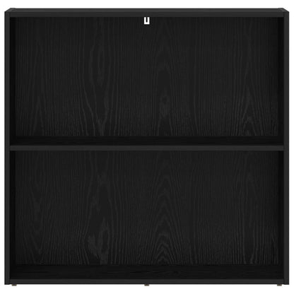 Boekenkast Zwart Eiken 60 x 30 x 76.5 cm Bewerkt hout