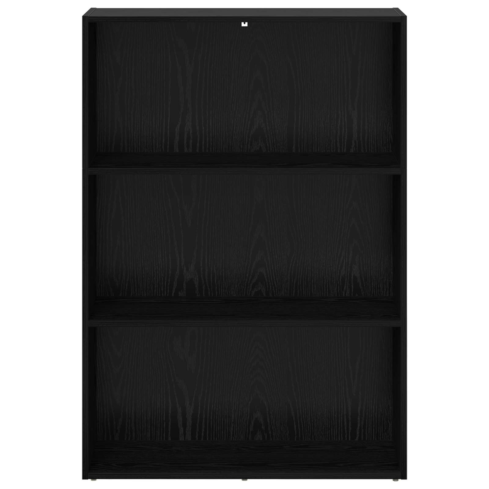 Boekenkast Zwart Eiken 60 x 30 x 76.5 cm Bewerkt hout