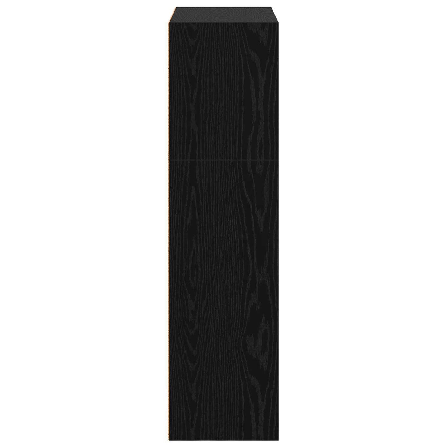 Boekenkast Zwart Eiken 60 x 30 x 76.5 cm Bewerkt hout