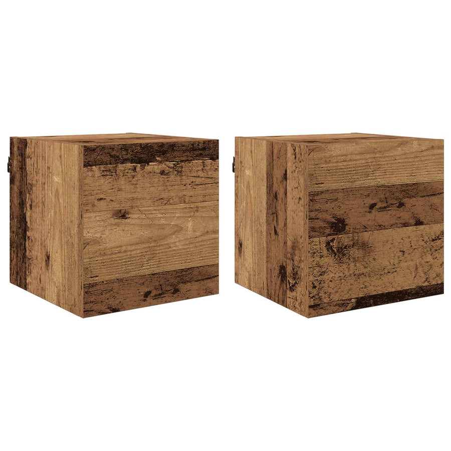 TV-kast Oudhout 30,5 x 30 x 30 cm Bewerkt hout