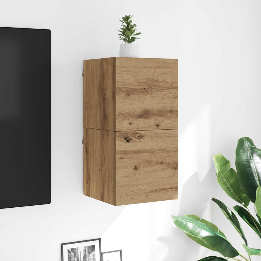 TV-kast Artisan Eiken 30,5 x 30 x 30 cm Bewerkt hout
