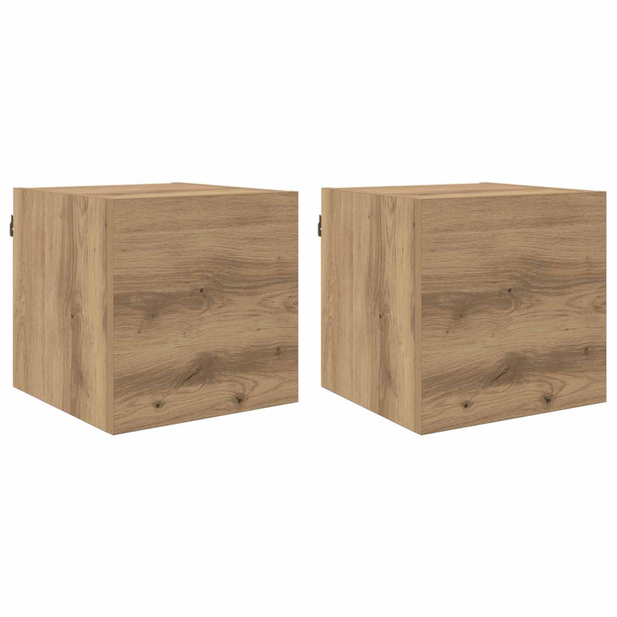 TV-kast Artisan Eiken 30,5 x 30 x 30 cm Bewerkt hout