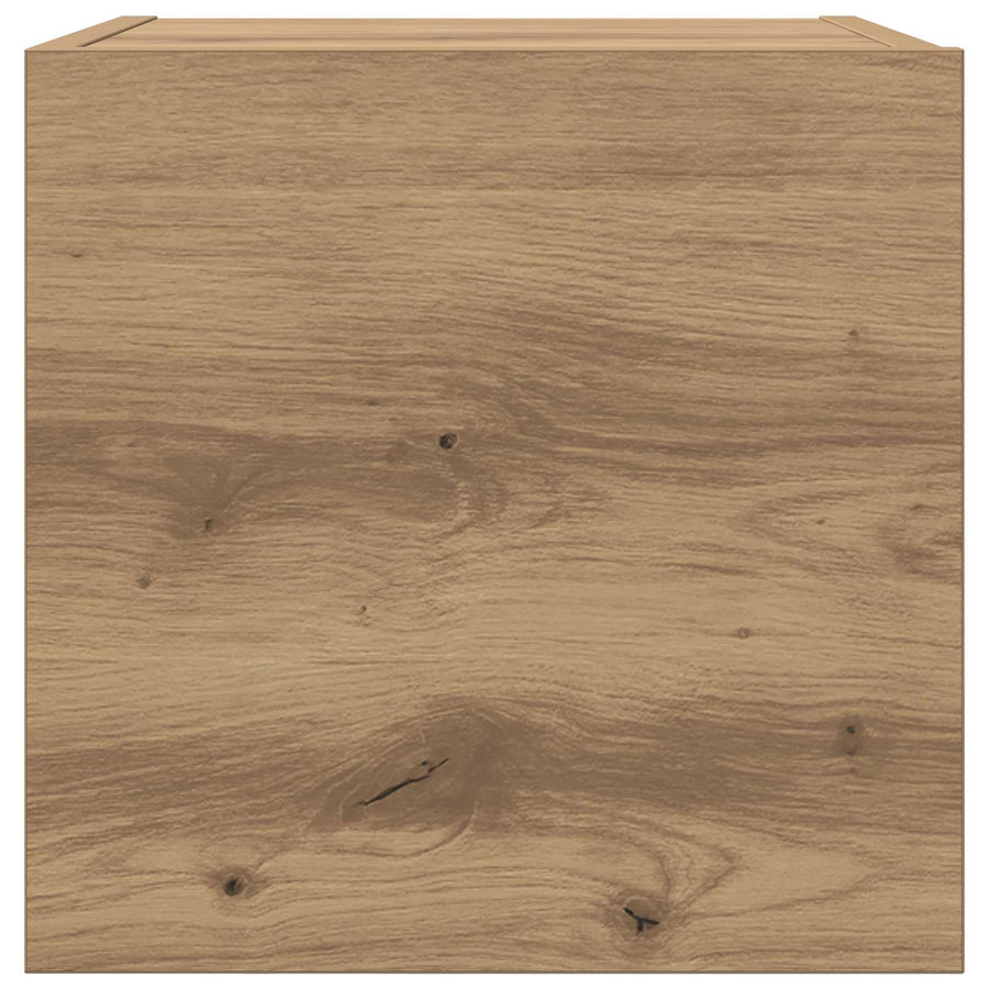 TV-kast Artisan Eiken 30,5 x 30 x 30 cm Bewerkt hout