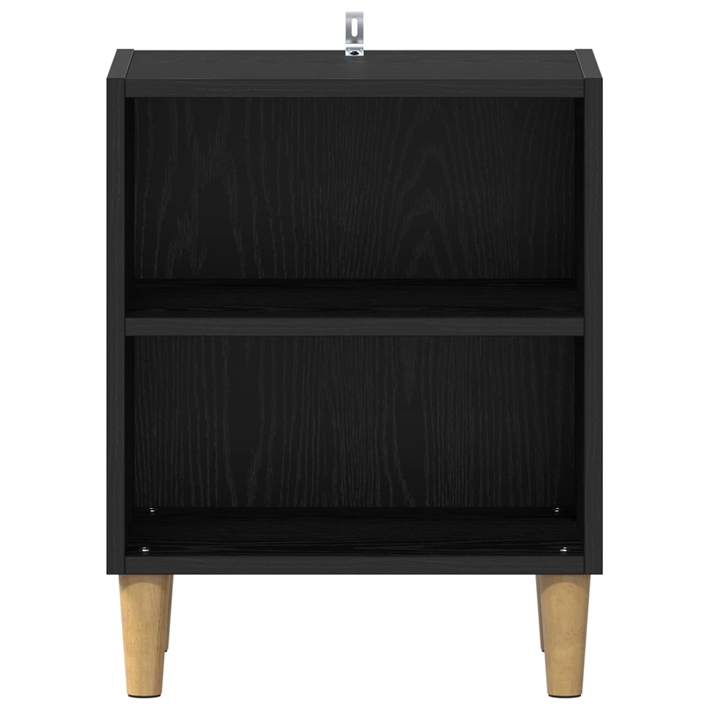 Bed Kast 40 X 30 X 50 Cm Bewerkt Hout 1 Zwart eiken