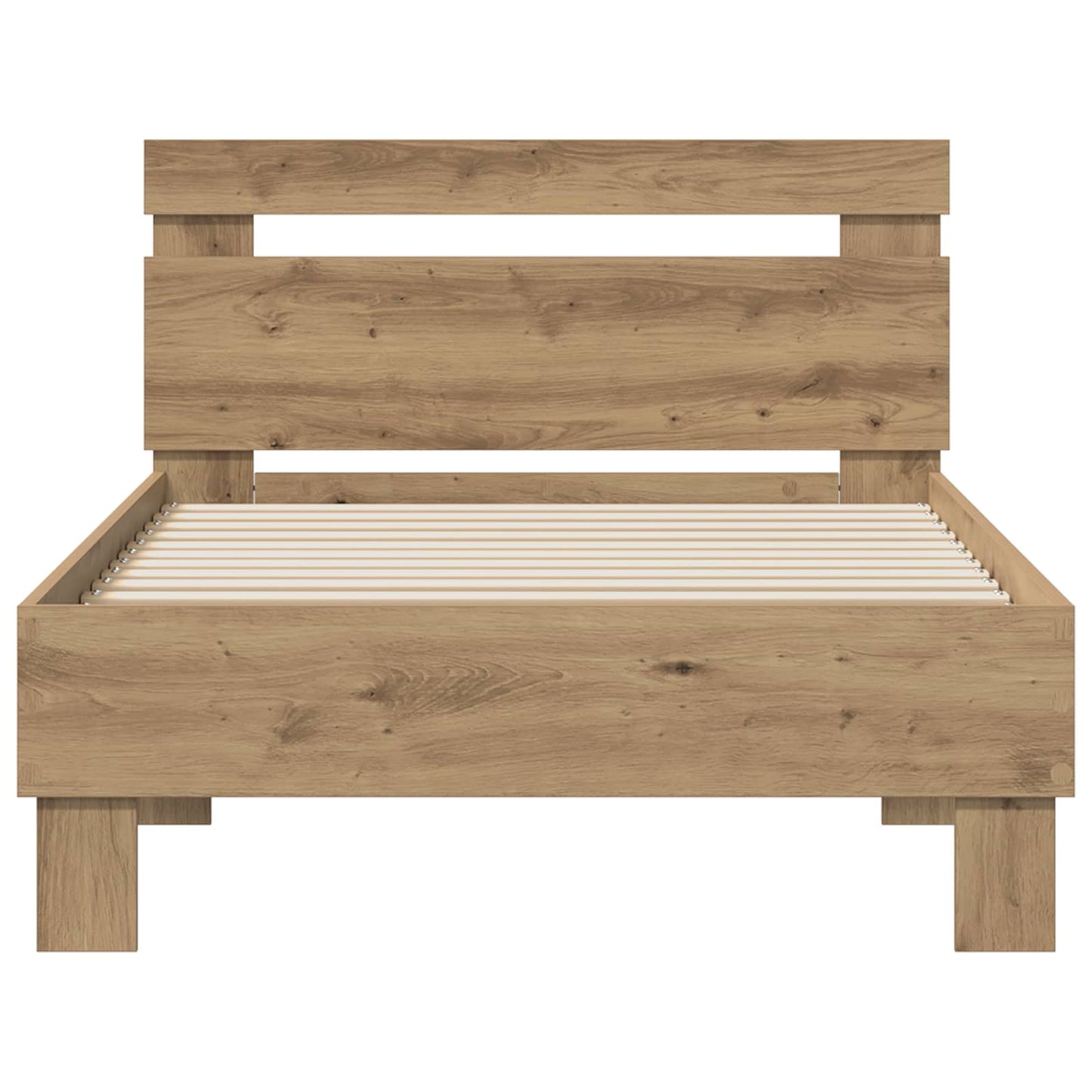 Bedframe Artisan Eiken 98.5 x 200 cm Bewerkt hout