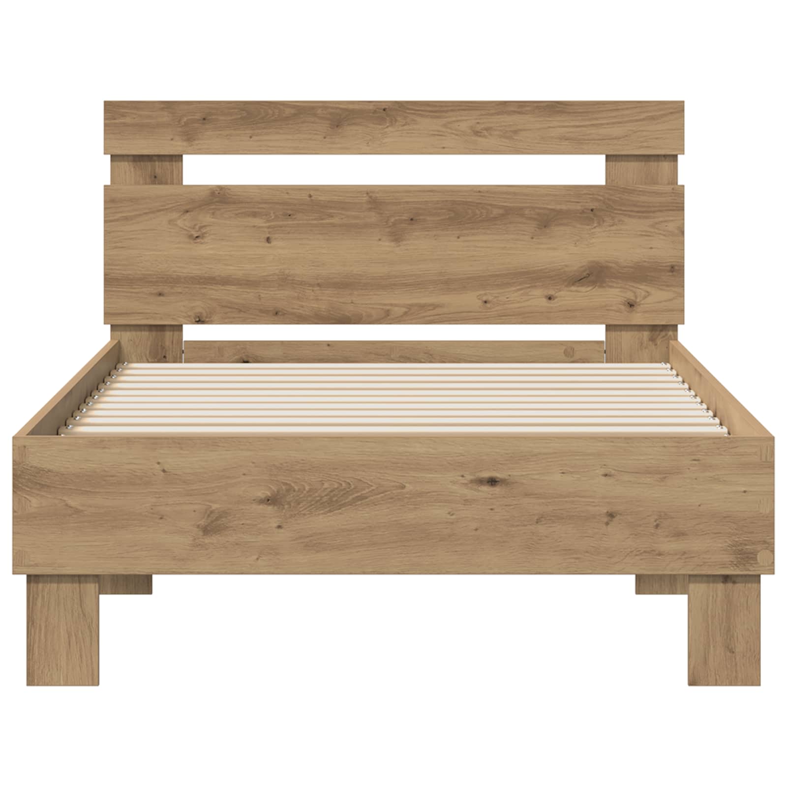 Bedframe Artisan Eiken 98.5 x 200 cm Bewerkt hout