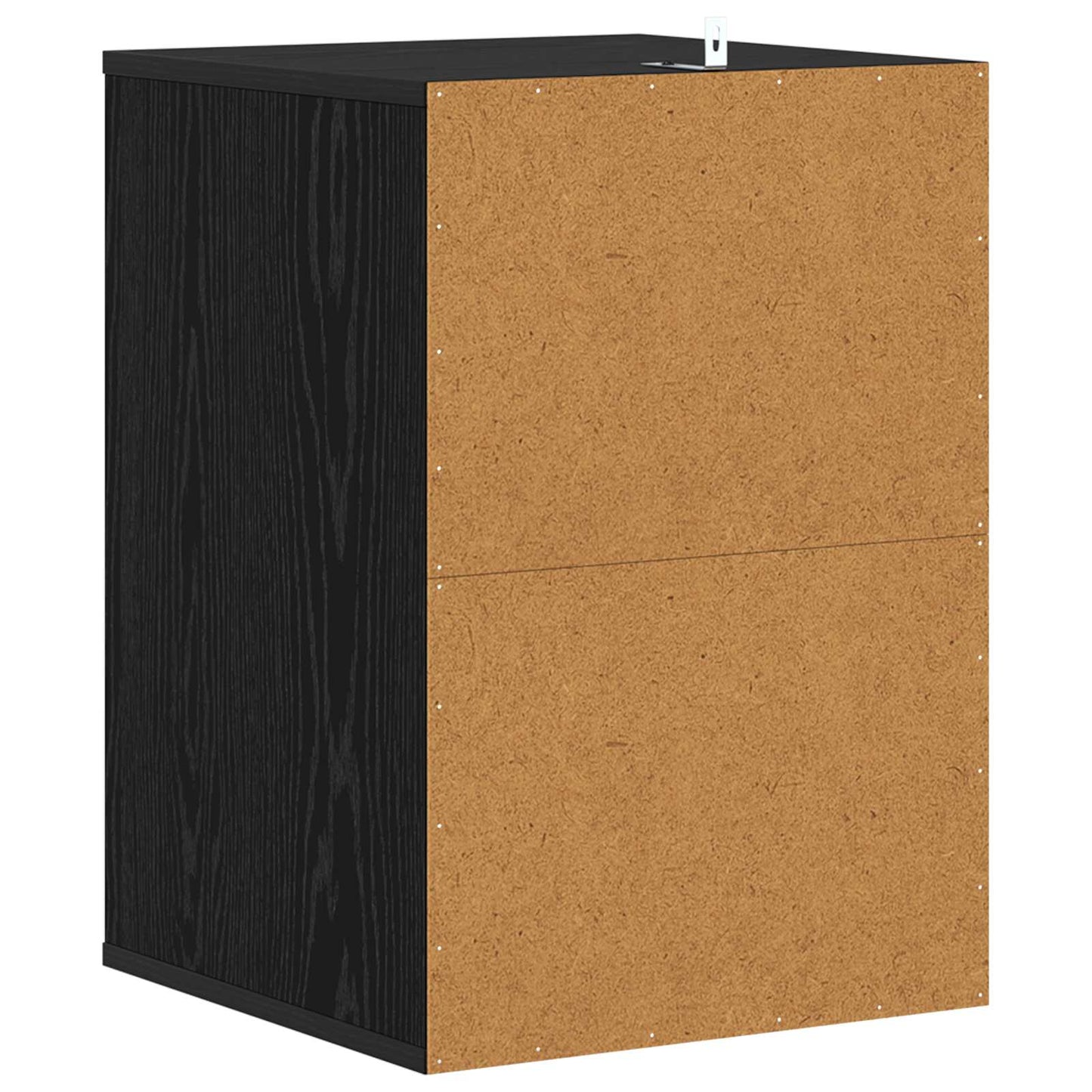 Ladenkast met lade Zwart Eiken 41 x 40 x 58 cm Bewerkt hout