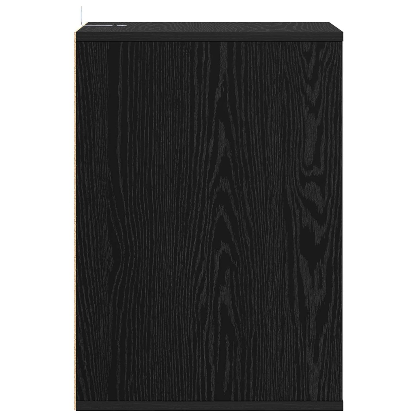 Ladenkast met lade Zwart Eiken 41 x 40 x 58 cm Bewerkt hout