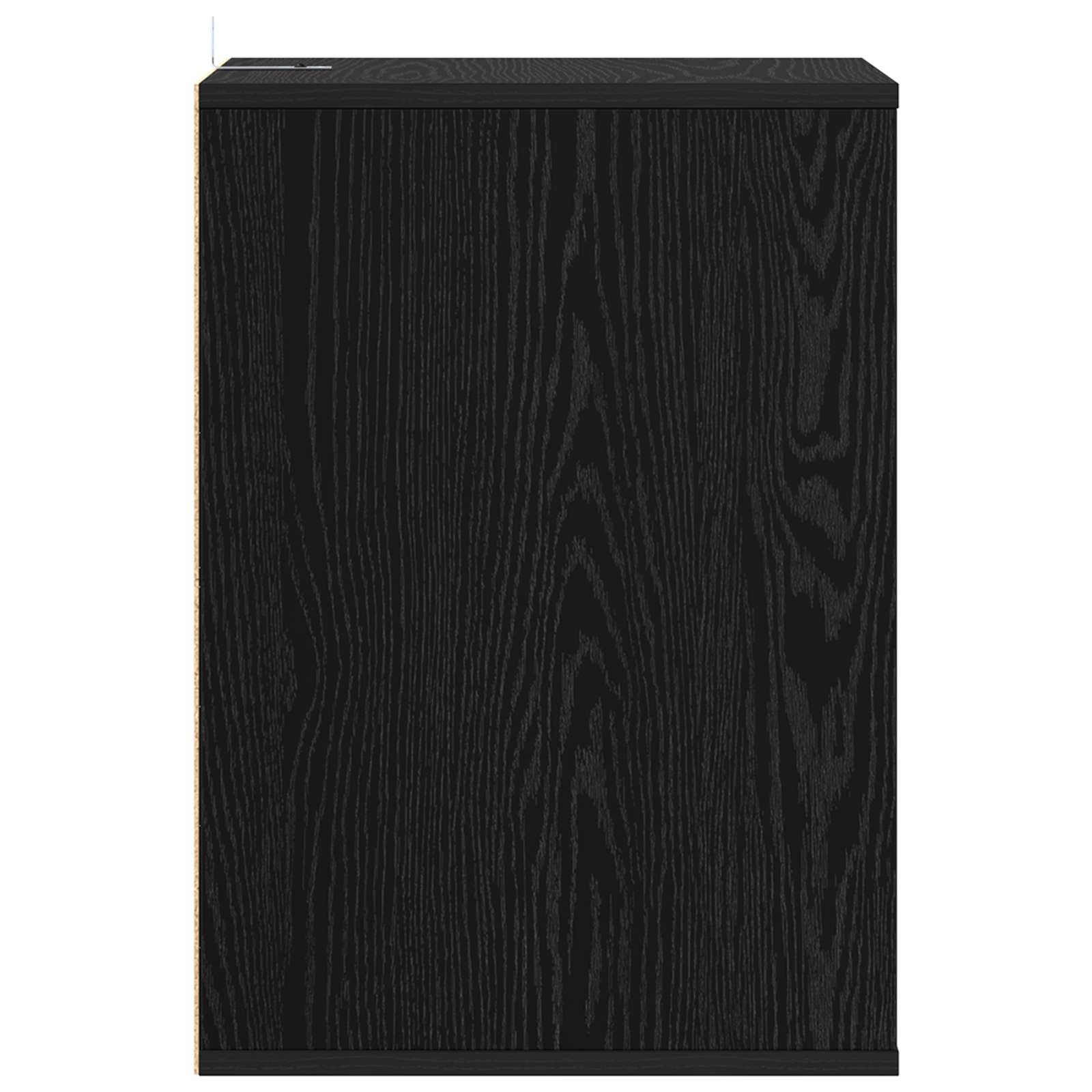 Ladenkast met lade Zwart Eiken 41 x 40 x 58 cm Bewerkt hout