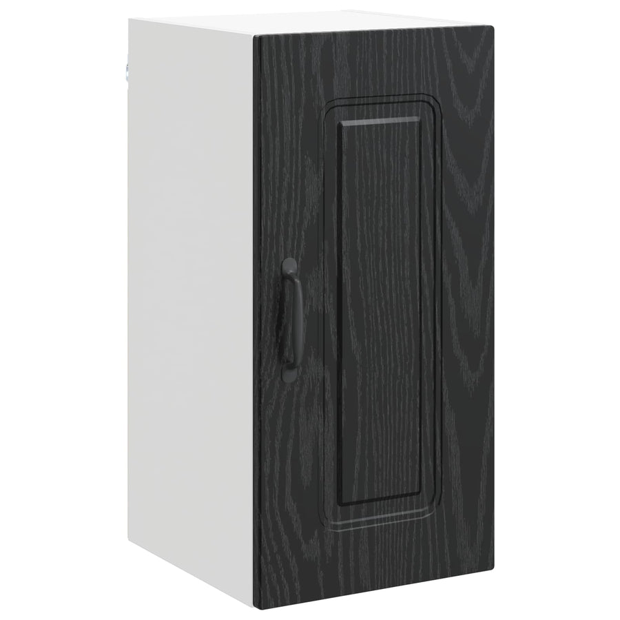 Keukenkast Kalmar Zwart Eiken 30 x 31 x 60 cm Bewerkt hout