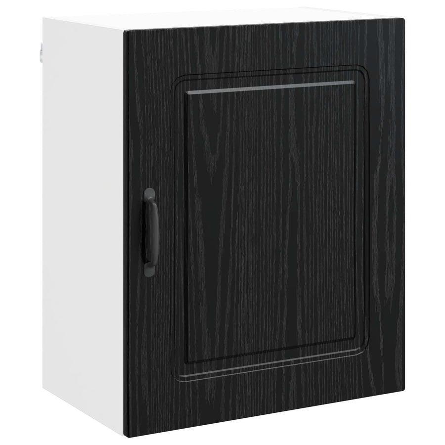 Keukenkast Kalmar Zwart Eiken 50 x 31 x 60 cm Bewerkt hout