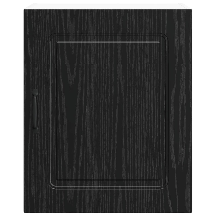Keukenkast Kalmar Zwart Eiken 50 x 31 x 60 cm Bewerkt hout