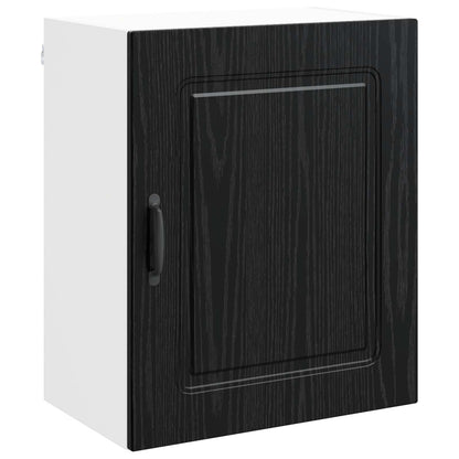 Keukenkast met opslag Kalmar 2 pcs Zwart Eiken 50 x 31 x 60 cm