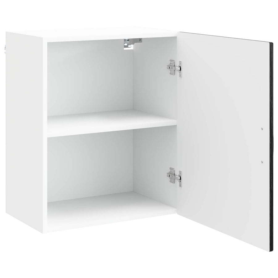 Keukenkast met opslag Kalmar 2 pcs Zwart Eiken 50 x 31 x 60 cm