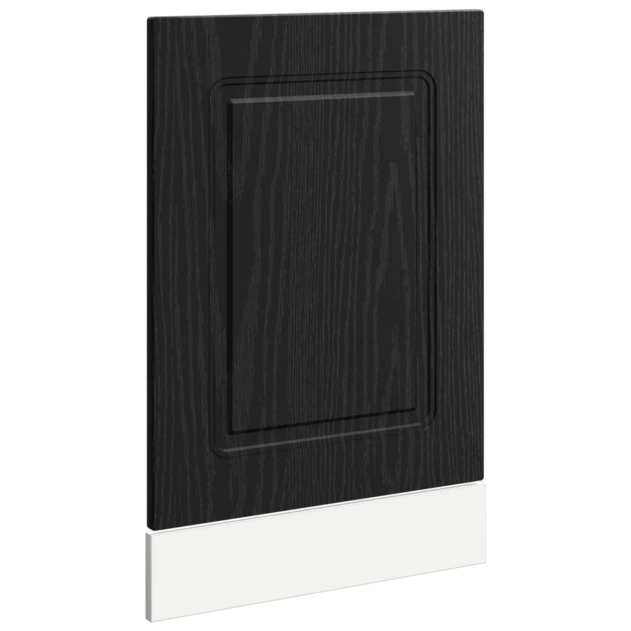 Keukenkast Kalmar Zwart Eiken 45 x 1,5 x 67 cm Bewerkt hout