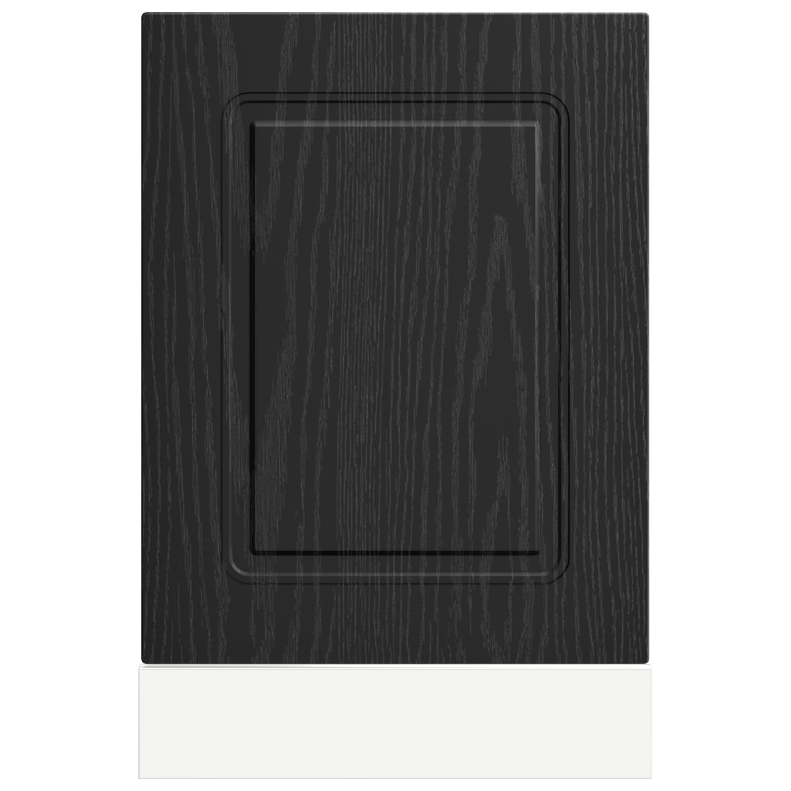 Keukenkast Kalmar Zwart Eiken 45 x 1,5 x 67 cm Bewerkt hout