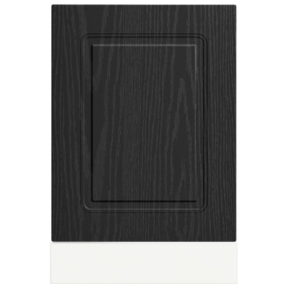 Keukenkast Kalmar Zwart Eiken 45 x 1,5 x 67 cm Bewerkt hout