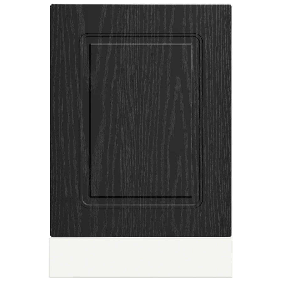 Keukenkast Kalmar Zwart Eiken 45 x 1,5 x 67 cm Bewerkt hout