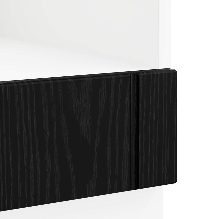 Keukenkast Zwart Eiken 60 x 46 x 81,5 cm Bewerkt hout