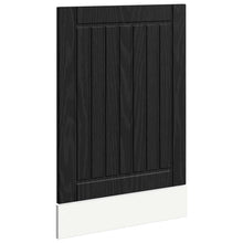 Keukenkast Zwart Eiken 45 x 1,5 x 67 cm Bewerkt hout