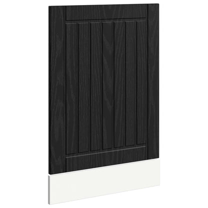 Keukenkast Zwart Eiken 45 x 1,5 x 67 cm Bewerkt hout