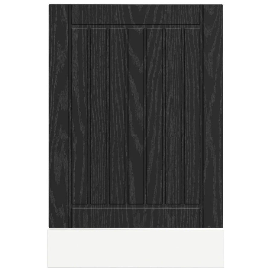 Keukenkast Zwart Eiken 45 x 1,5 x 67 cm Bewerkt hout