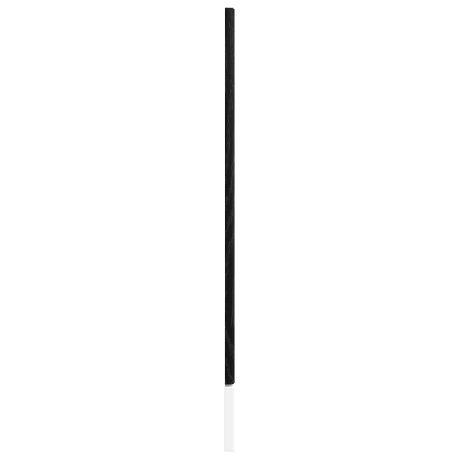 Keukenkast Zwart Eiken 45 x 1,5 x 67 cm Bewerkt hout