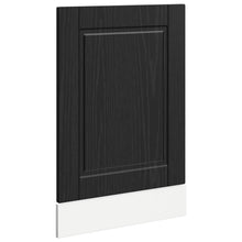 Keukenkast Zwart Eiken 45 x 1,5 x 67 cm Bewerkt hout