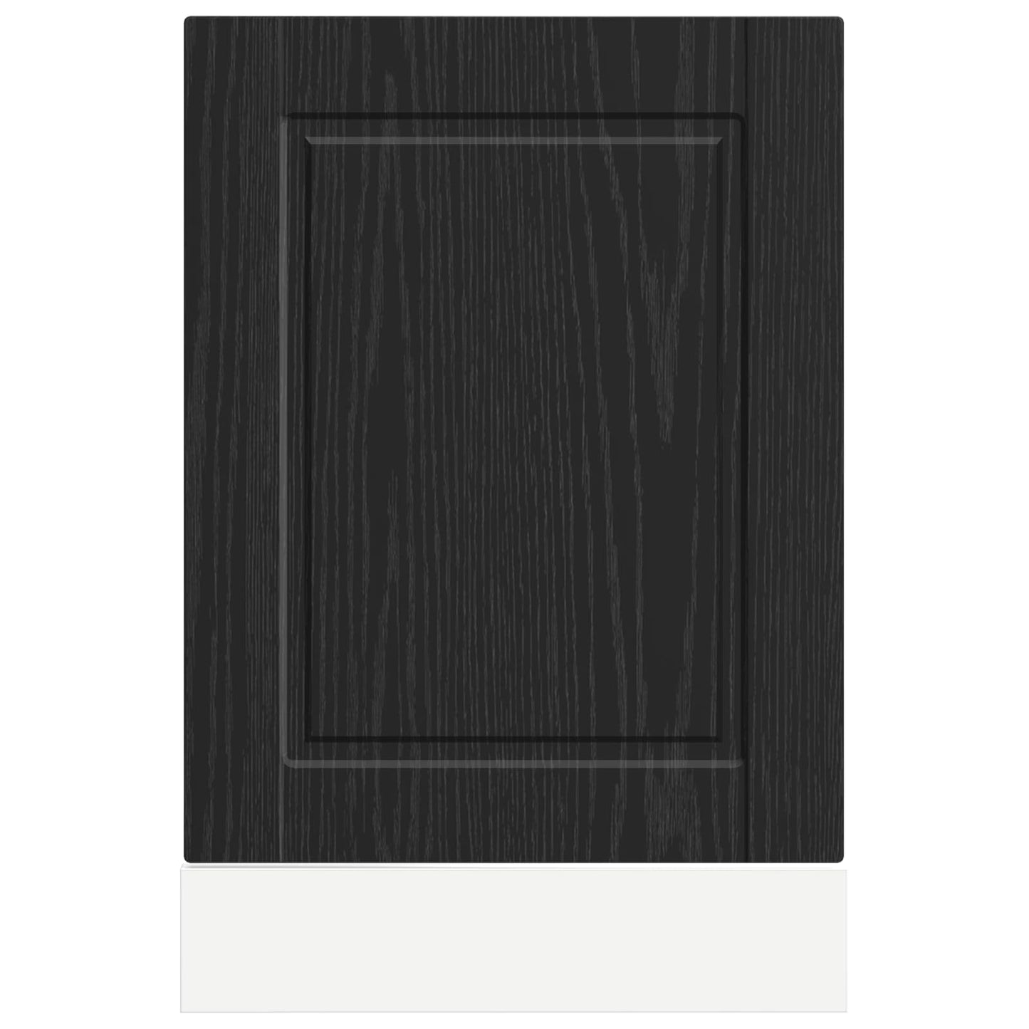 Keukenkast Zwart Eiken 45 x 1,5 x 67 cm Bewerkt hout