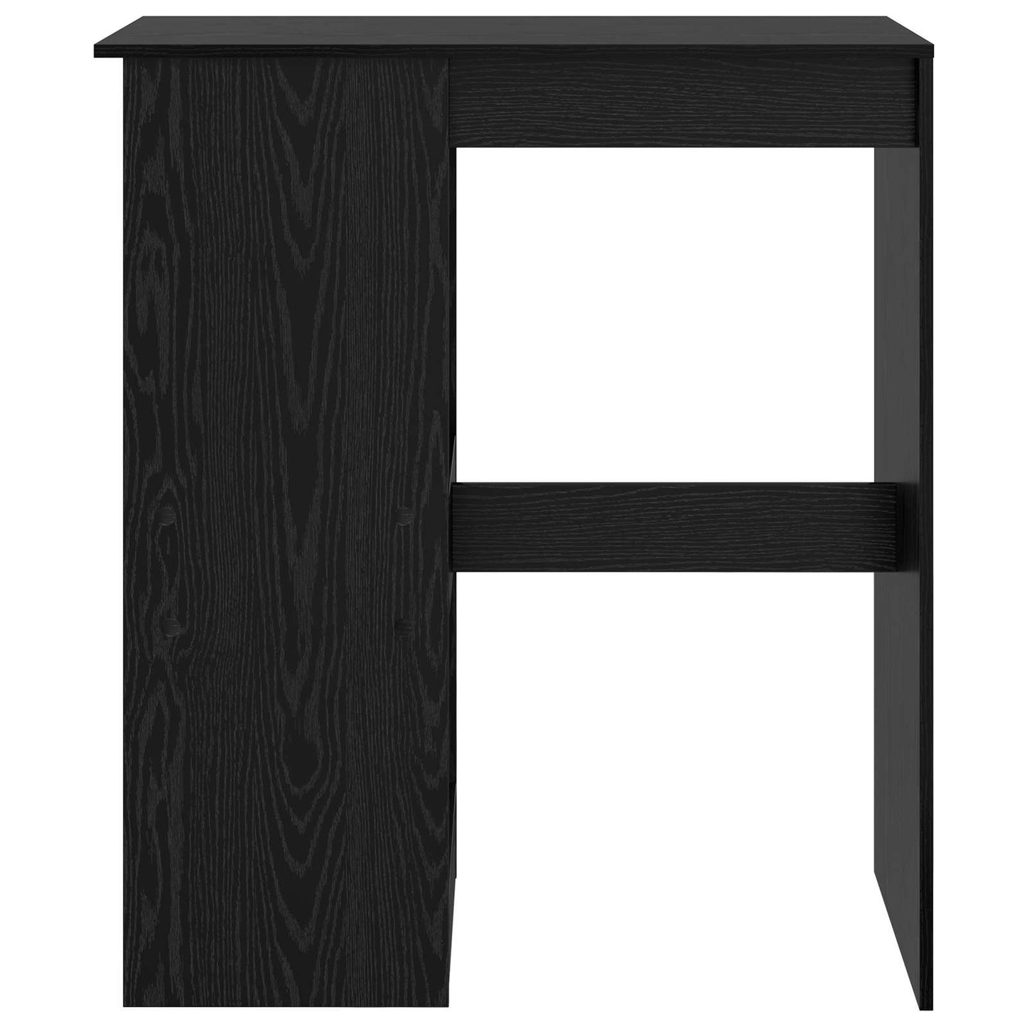 Bartafel 90 X 47.5 X 103.5 Cm Bewerkt Hout Zwart eiken